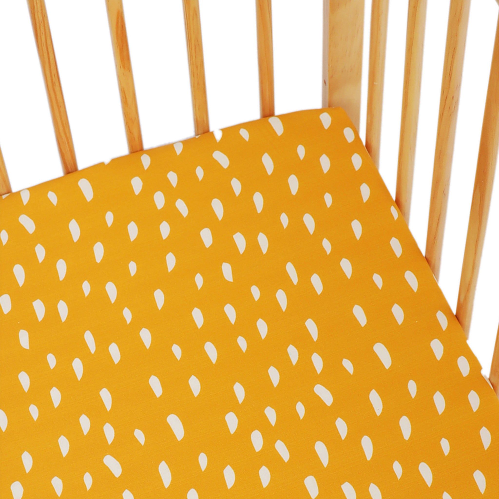 Dabble Muslin Fitted Cot Sheet